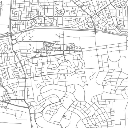 ROAD MAP OF GANEI TIKVA, ISRAEL BY MAPBAKES