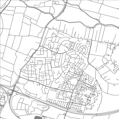ROAD MAP OF GEDERA, ISRAEL BY MAPBAKES