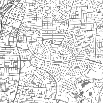 ROAD MAP OF GIVATAYIM, ISRAEL BY MAPBAKES