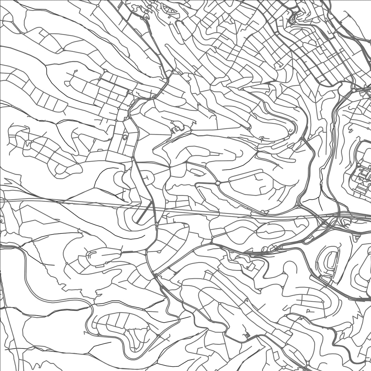 ROAD MAP OF HAIFA, ISRAEL BY MAPBAKES