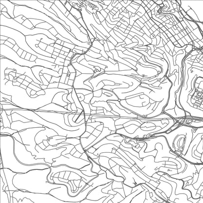 ROAD MAP OF HAIFA, ISRAEL BY MAPBAKES