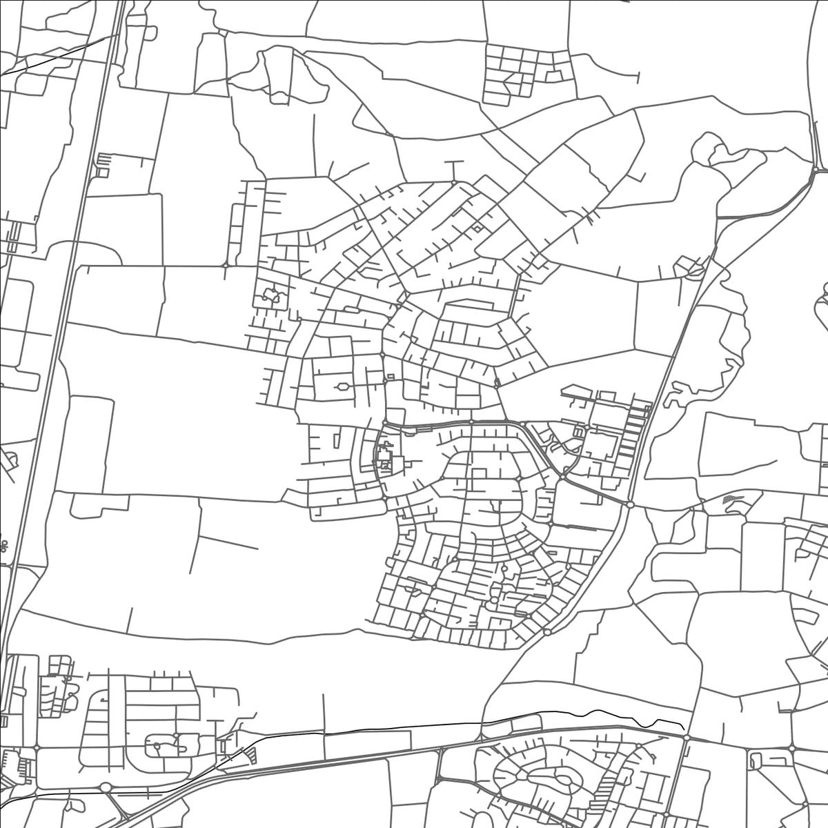 ROAD MAP OF KADIMA ZORAN, ISRAEL BY MAPBAKES