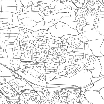 ROAD MAP OF KAFR KASIM, ISRAEL BY MAPBAKES