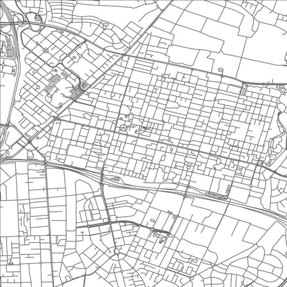 ROAD MAP OF KFAR SABA, ISRAEL BY MAPBAKES
