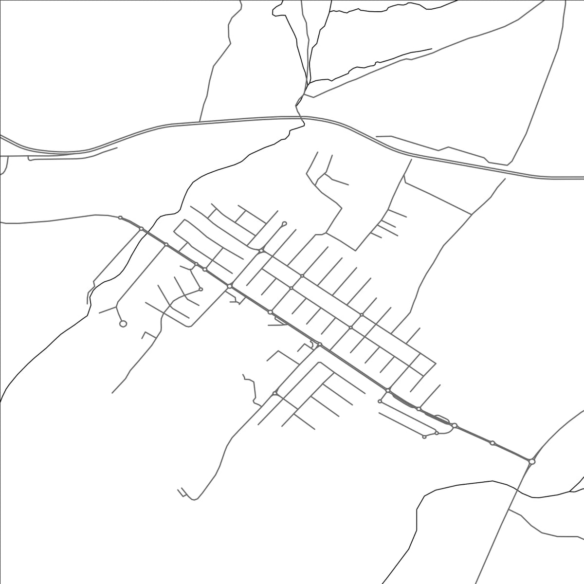 ROAD MAP OF KUSEIFA, ISRAEL BY MAPBAKES