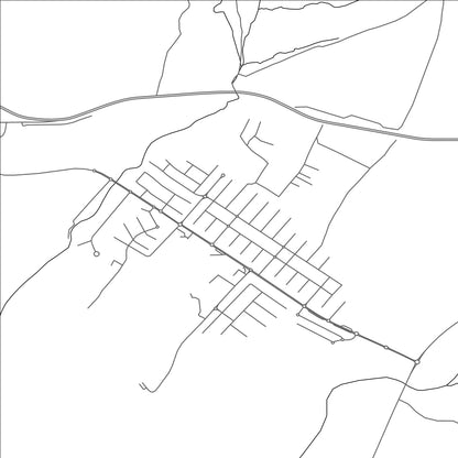 ROAD MAP OF KUSEIFA, ISRAEL BY MAPBAKES