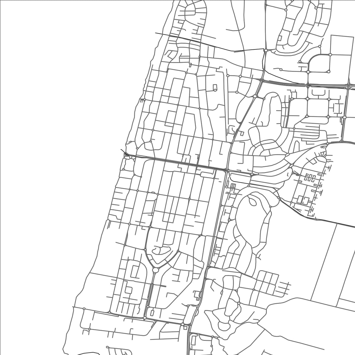 ROAD MAP OF NAHARIYYA, ISRAEL BY MAPBAKES