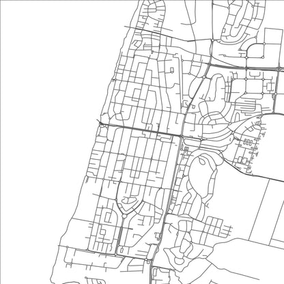 ROAD MAP OF NAHARIYYA, ISRAEL BY MAPBAKES