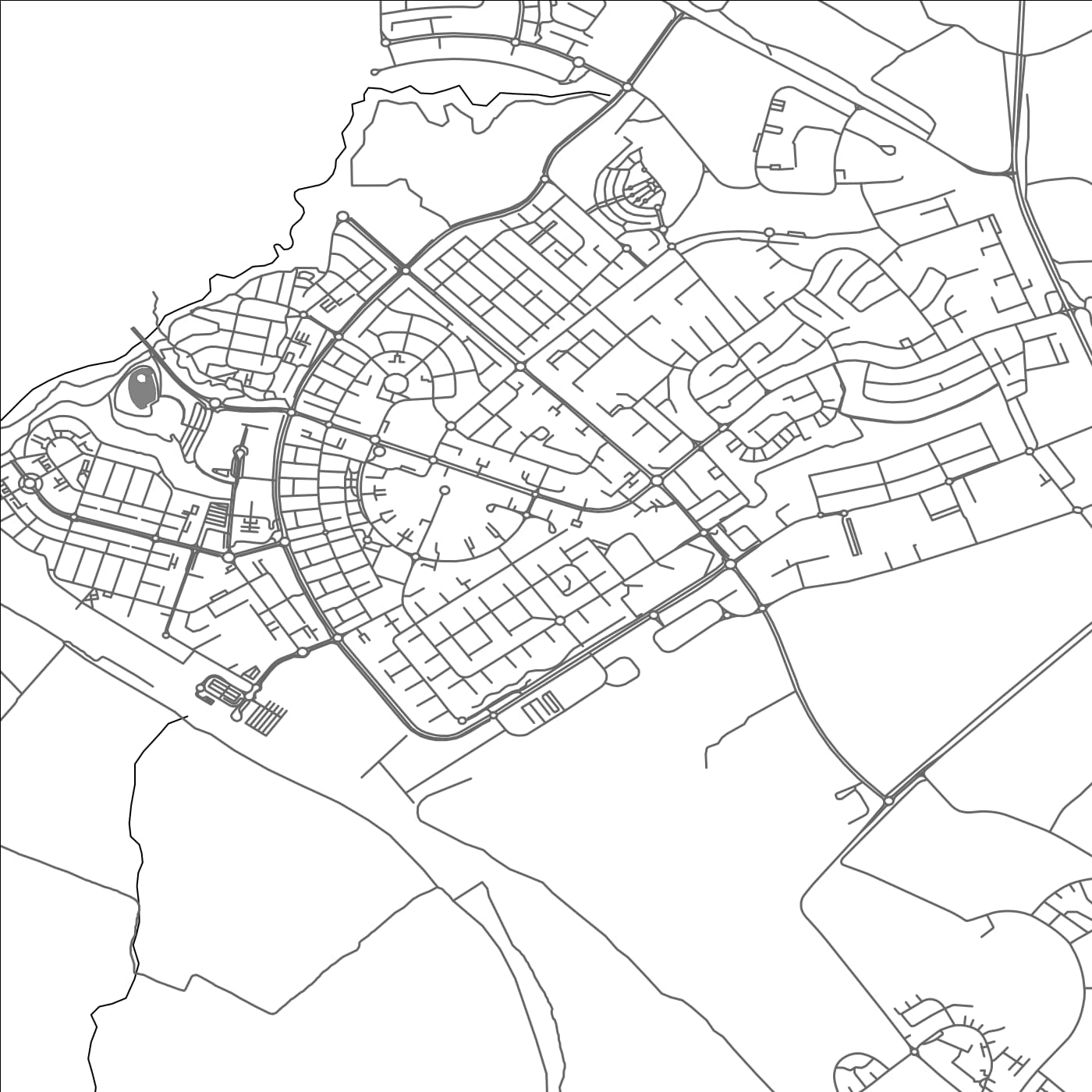 ROAD MAP OF NETIVOT, ISRAEL BY MAPBAKES