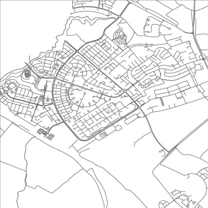 ROAD MAP OF NETIVOT, ISRAEL BY MAPBAKES