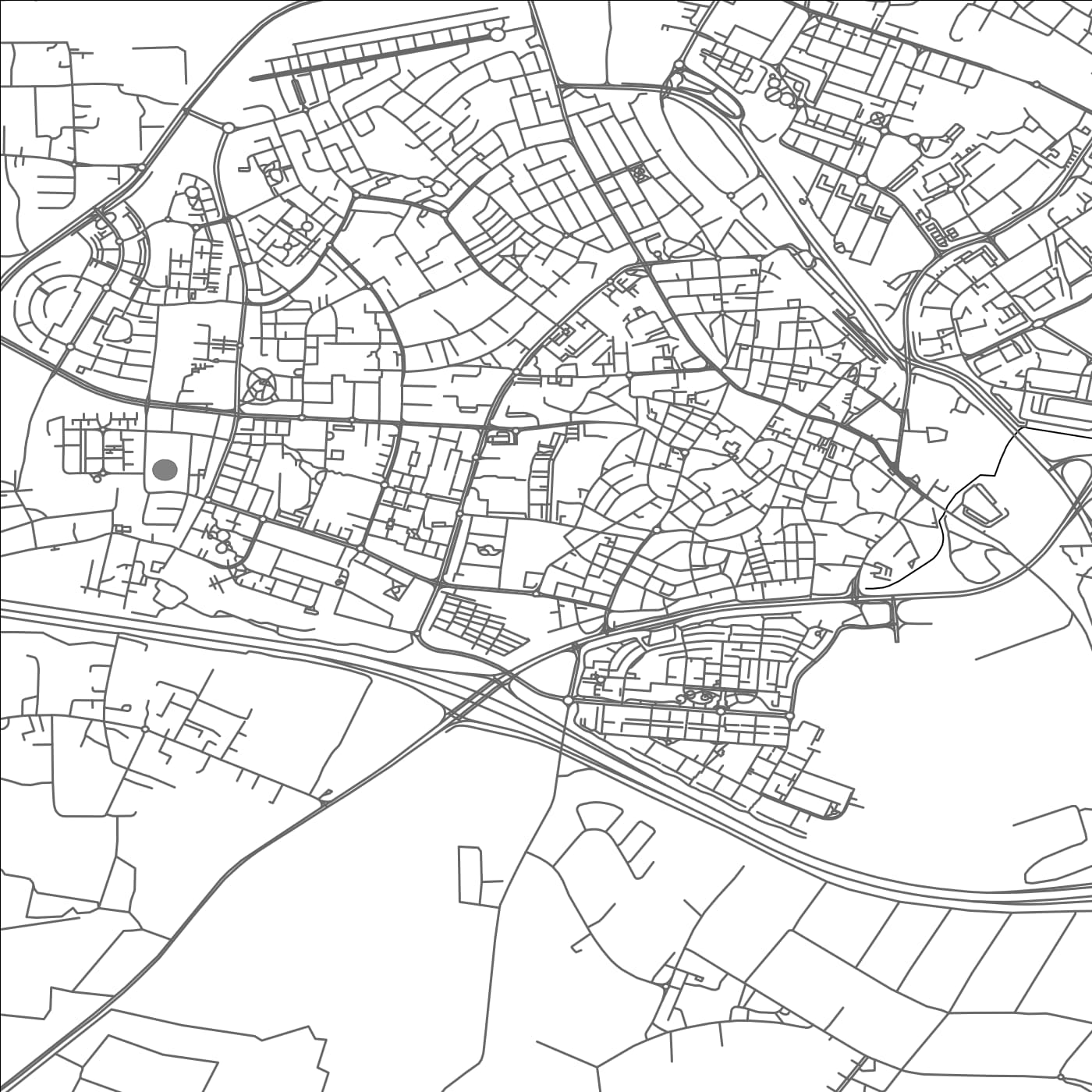 ROAD MAP OF RAMLA, ISRAEL BY MAPBAKES