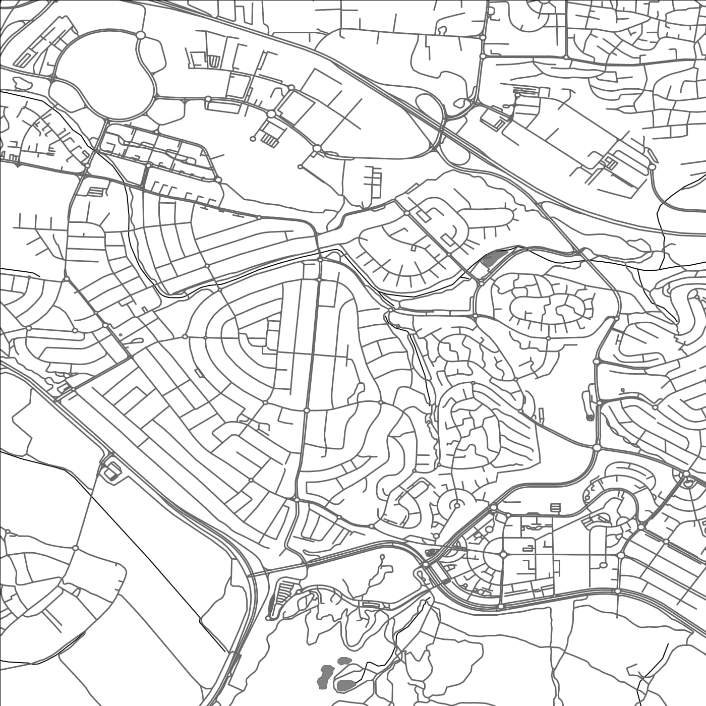 ROAD MAP OF ROSH HA‘AYIN, ISRAEL BY MAPBAKES