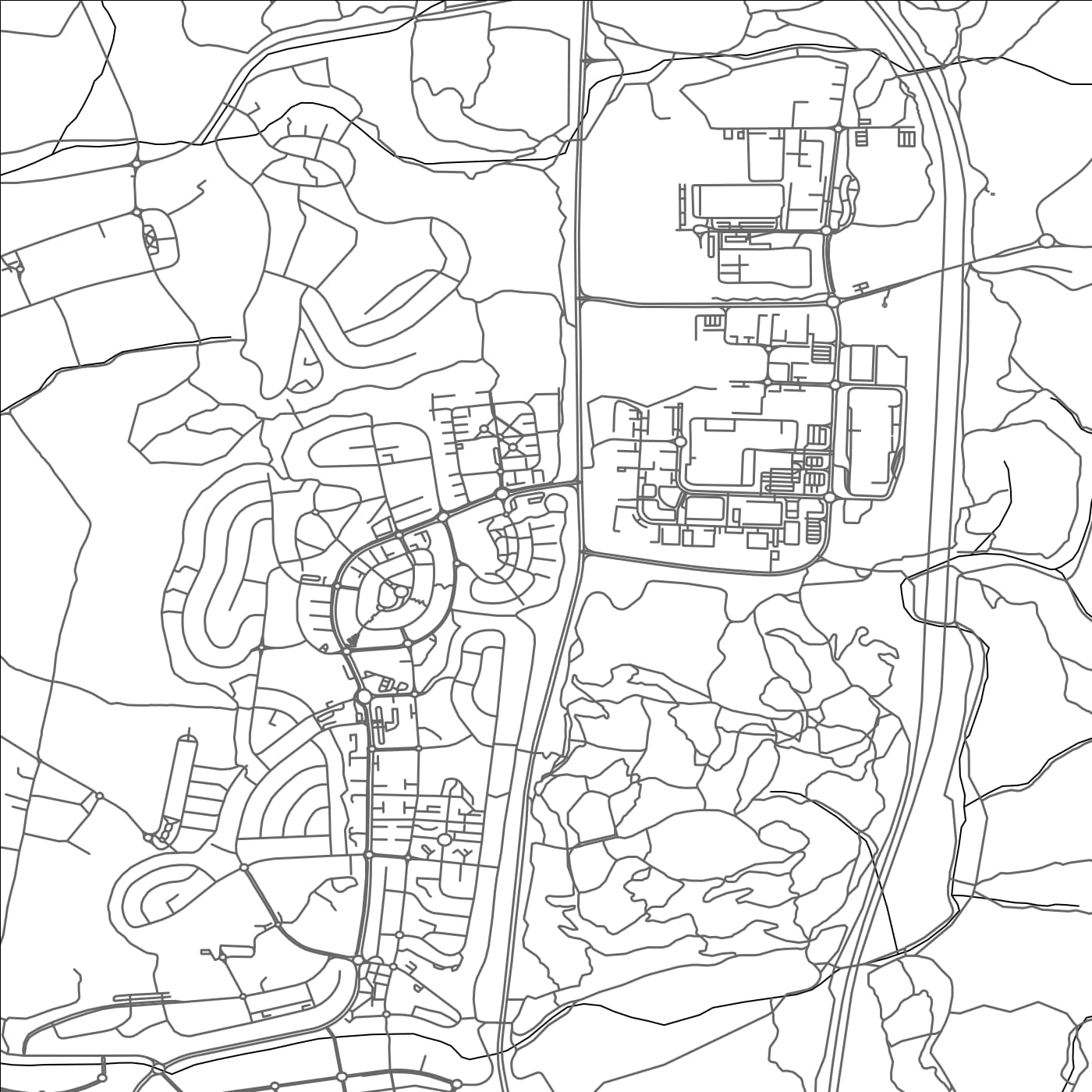 ROAD MAP OF SHOHAM, ISRAEL BY MAPBAKES