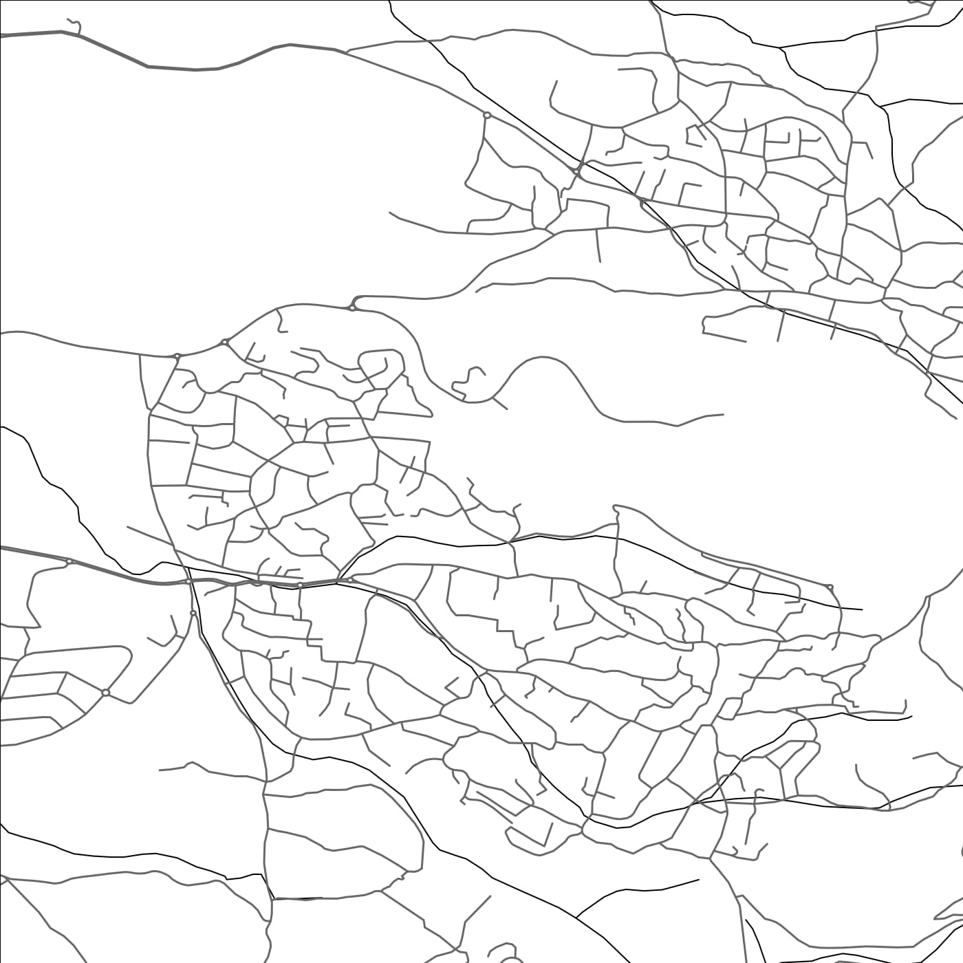 ROAD MAP OF TAMRA, ISRAEL BY MAPBAKES