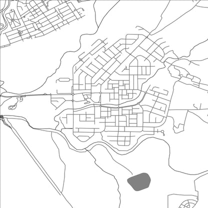 ROAD MAP OF TEL AS SABI, ISRAEL BY MAPBAKES