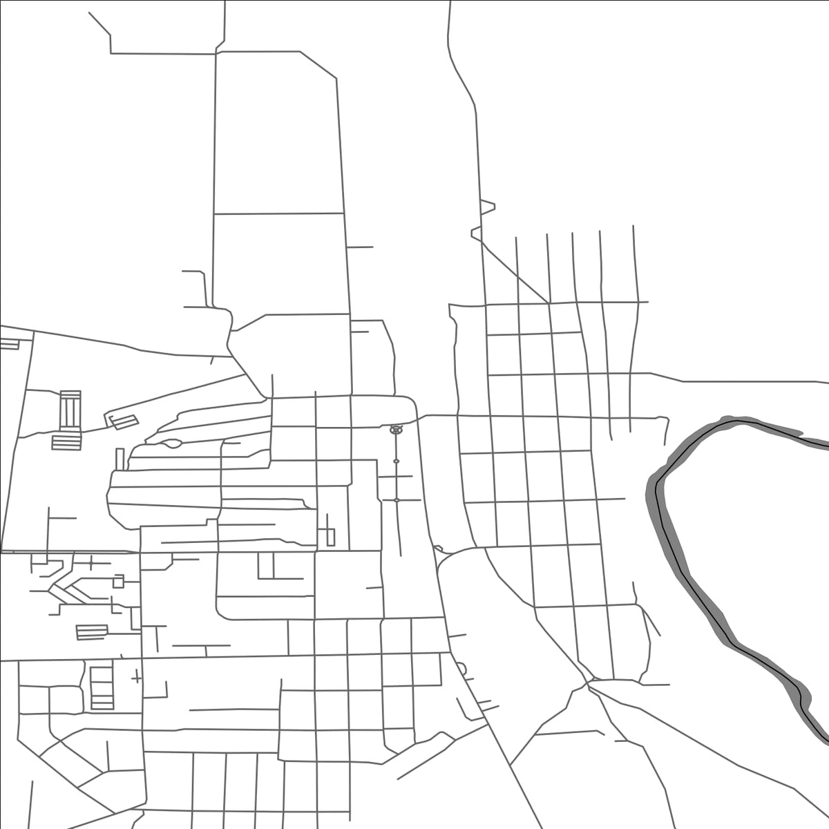 ROAD MAP OF ALGA, KAZAKHSTAN BY MAPBAKES