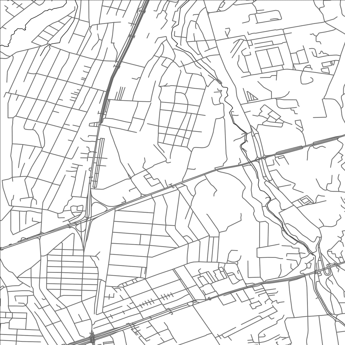 ROAD MAP OF ALMATY, KAZAKHSTAN BY MAPBAKES