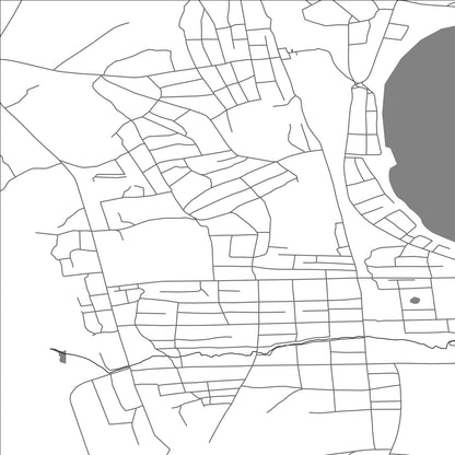 ROAD MAP OF AQKÖL, KAZAKHSTAN BY MAPBAKES