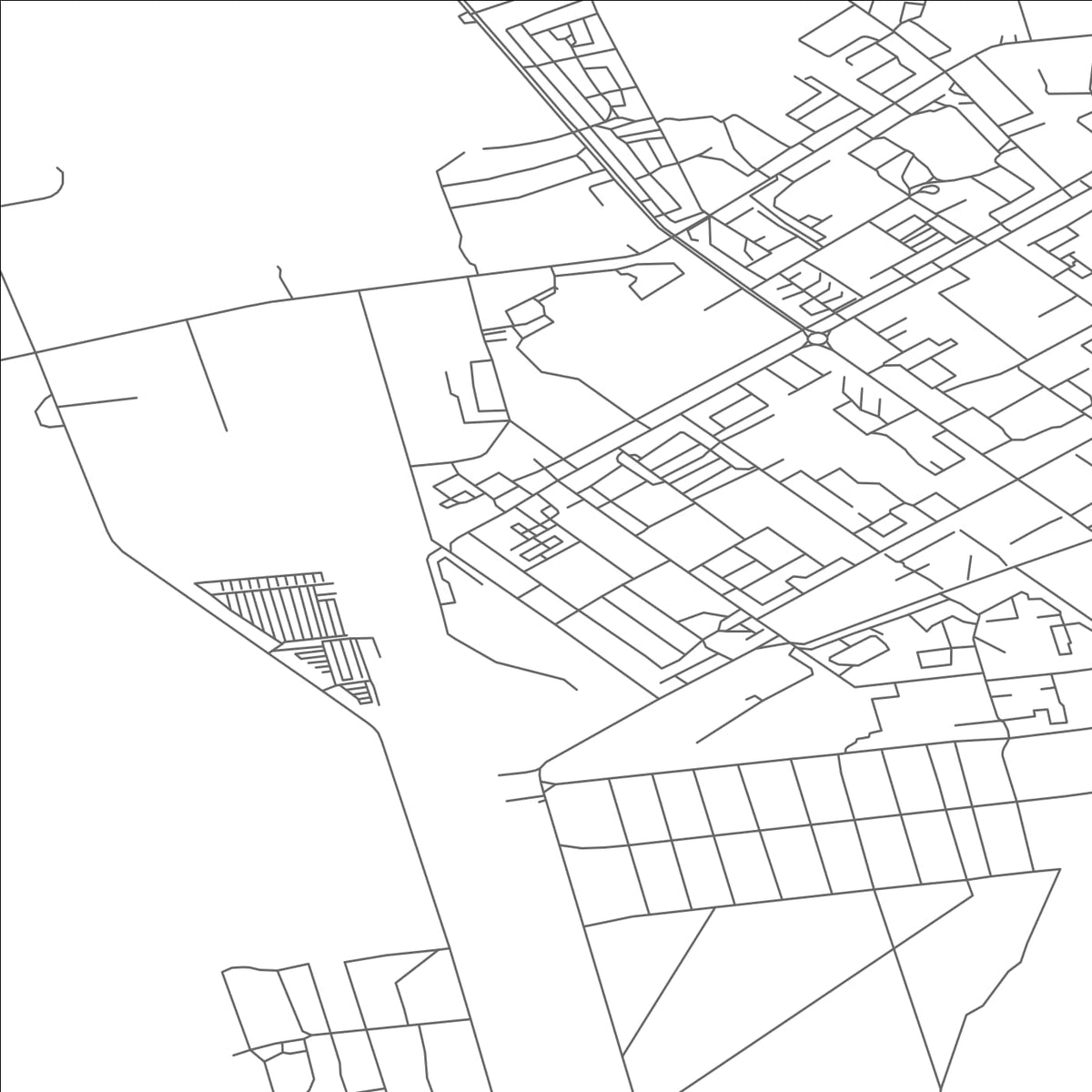 ROAD MAP OF AQSŪ, KAZAKHSTAN BY MAPBAKES