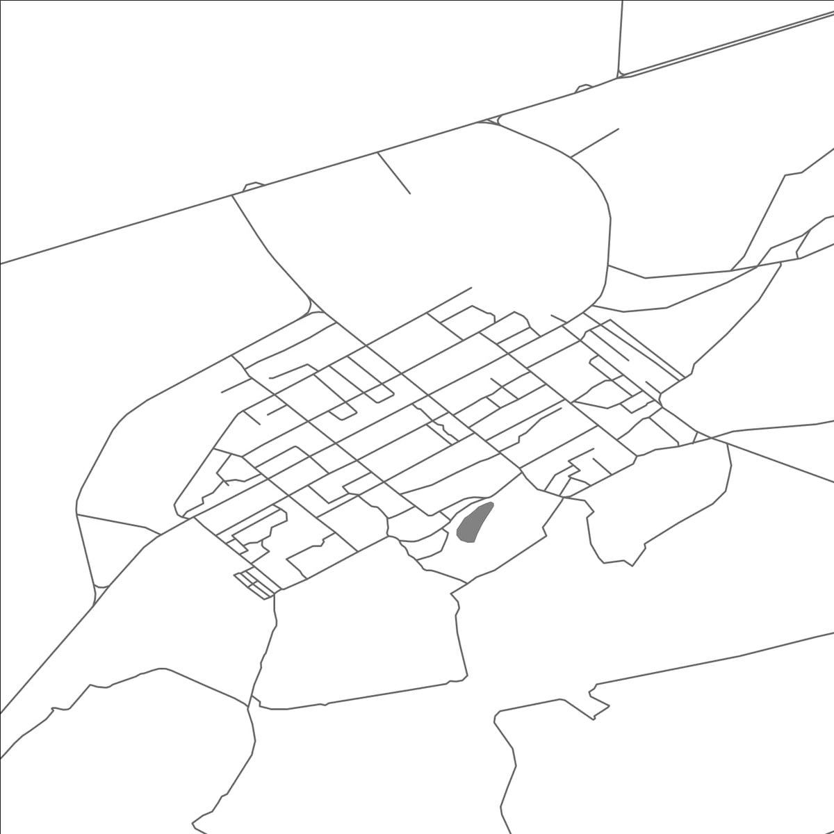 ROAD MAP OF AQTAS, KAZAKHSTAN BY MAPBAKES