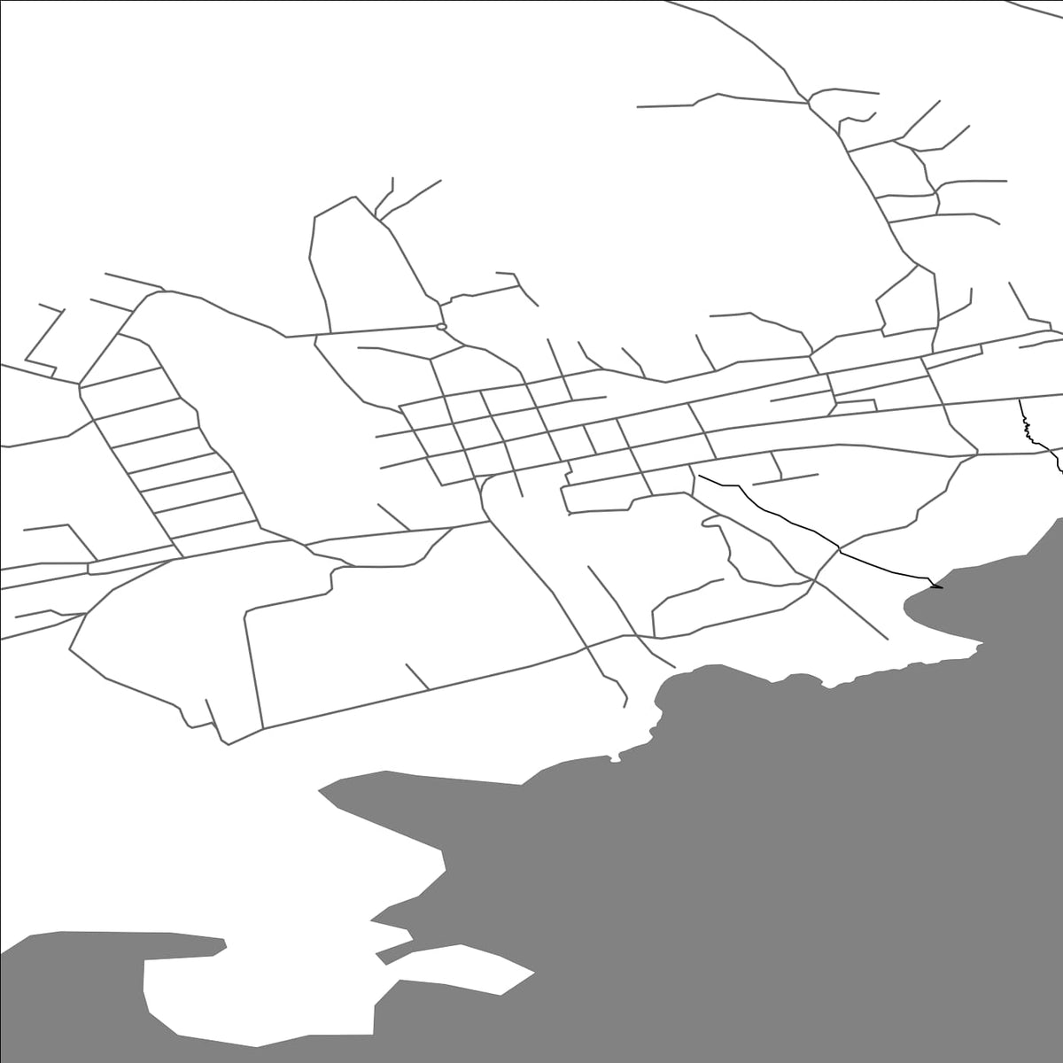ROAD MAP OF BAYANAŪYL, KAZAKHSTAN BY MAPBAKES