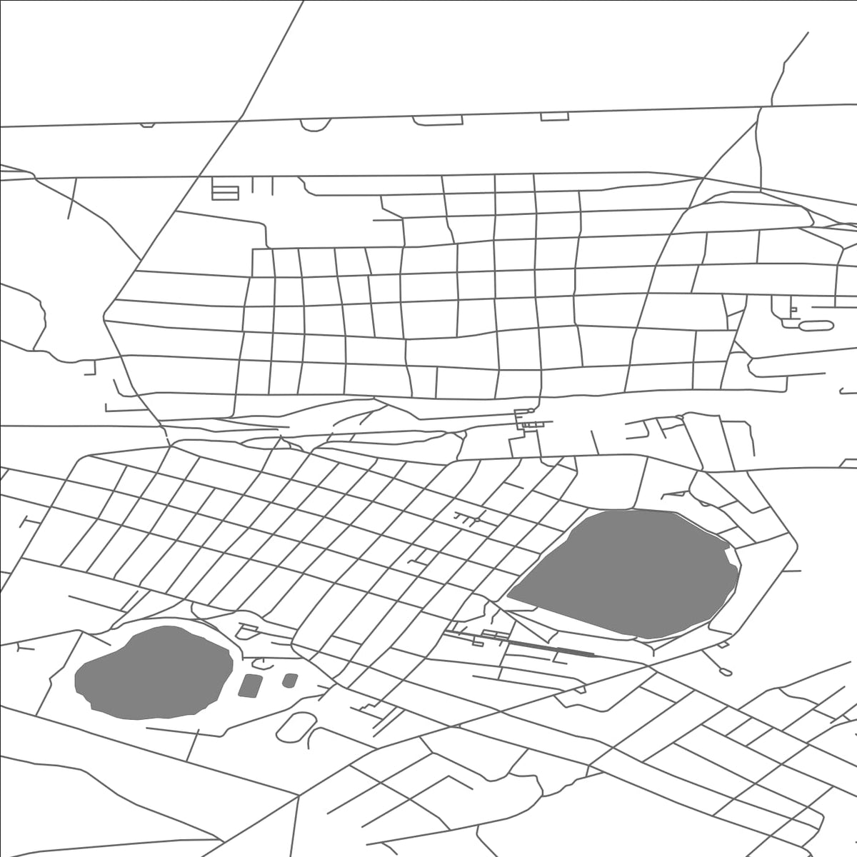 ROAD MAP OF BŪLAEVO, KAZAKHSTAN BY MAPBAKES