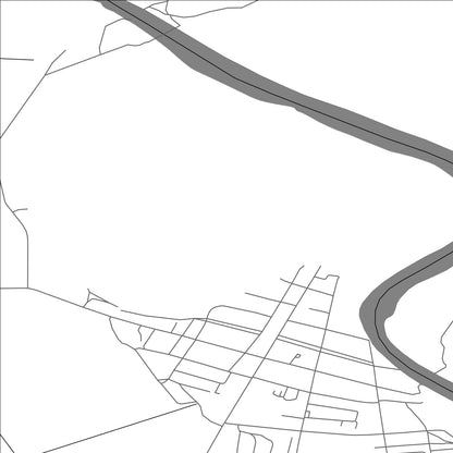 ROAD MAP OF CHAPAEV, KAZAKHSTAN BY MAPBAKES