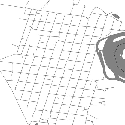 ROAD MAP OF ERTIS, KAZAKHSTAN BY MAPBAKES
