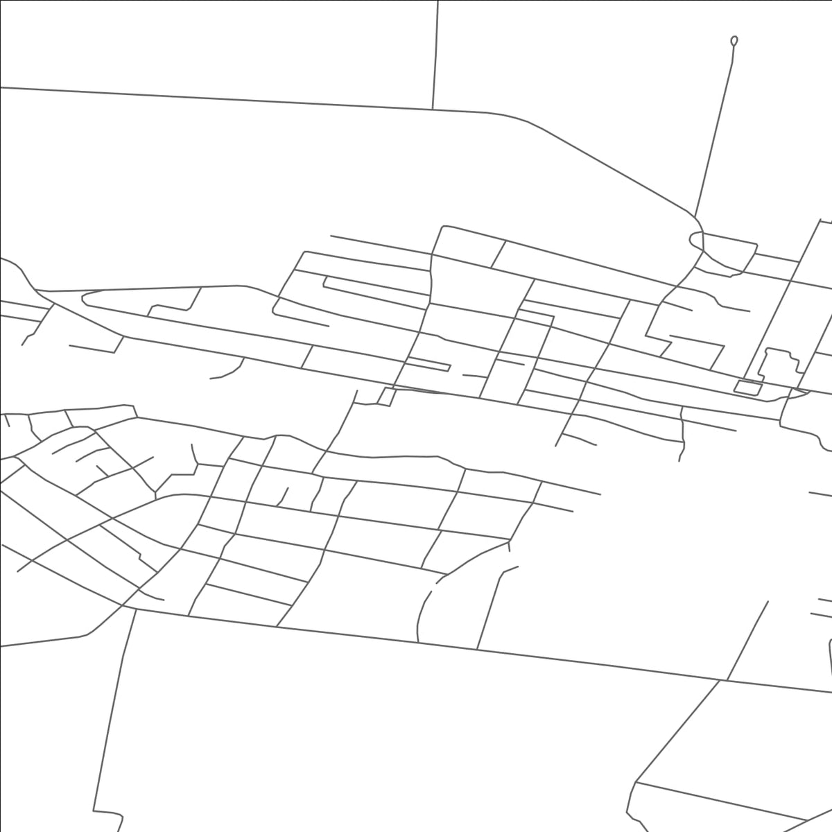 ROAD MAP OF ESIL, KAZAKHSTAN BY MAPBAKES