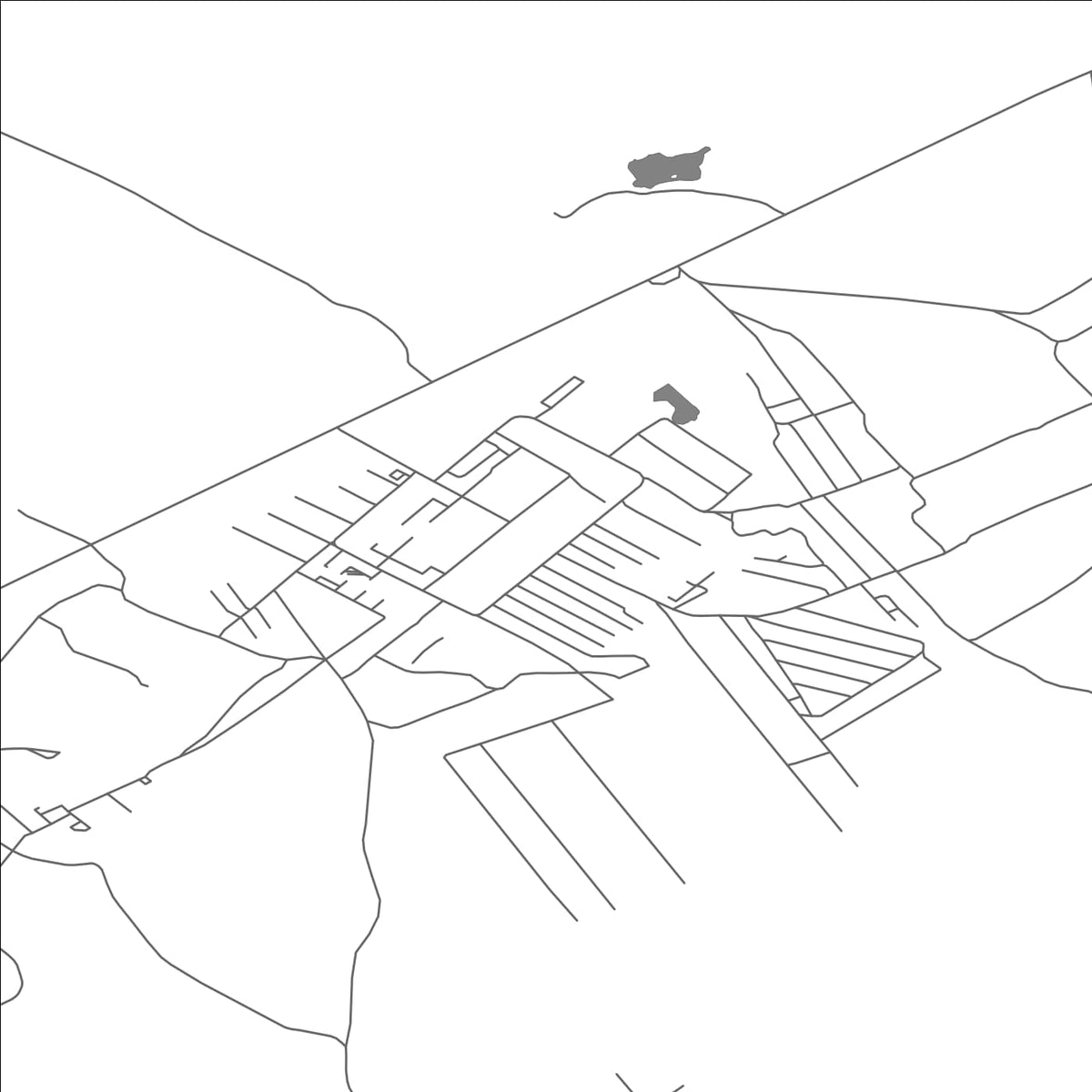 ROAD MAP OF MOLODEZHNYY, KAZAKHSTAN BY MAPBAKES