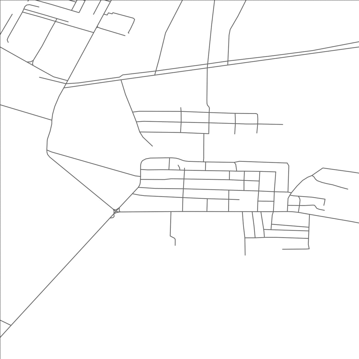 ROAD MAP OF OTAR, KAZAKHSTAN BY MAPBAKES