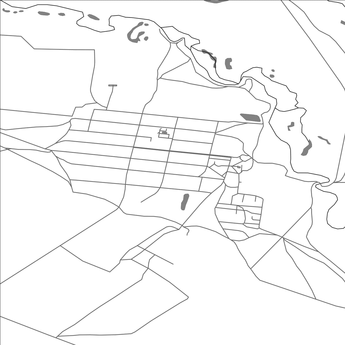 ROAD MAP OF PERVOMAYKA, KAZAKHSTAN BY MAPBAKES