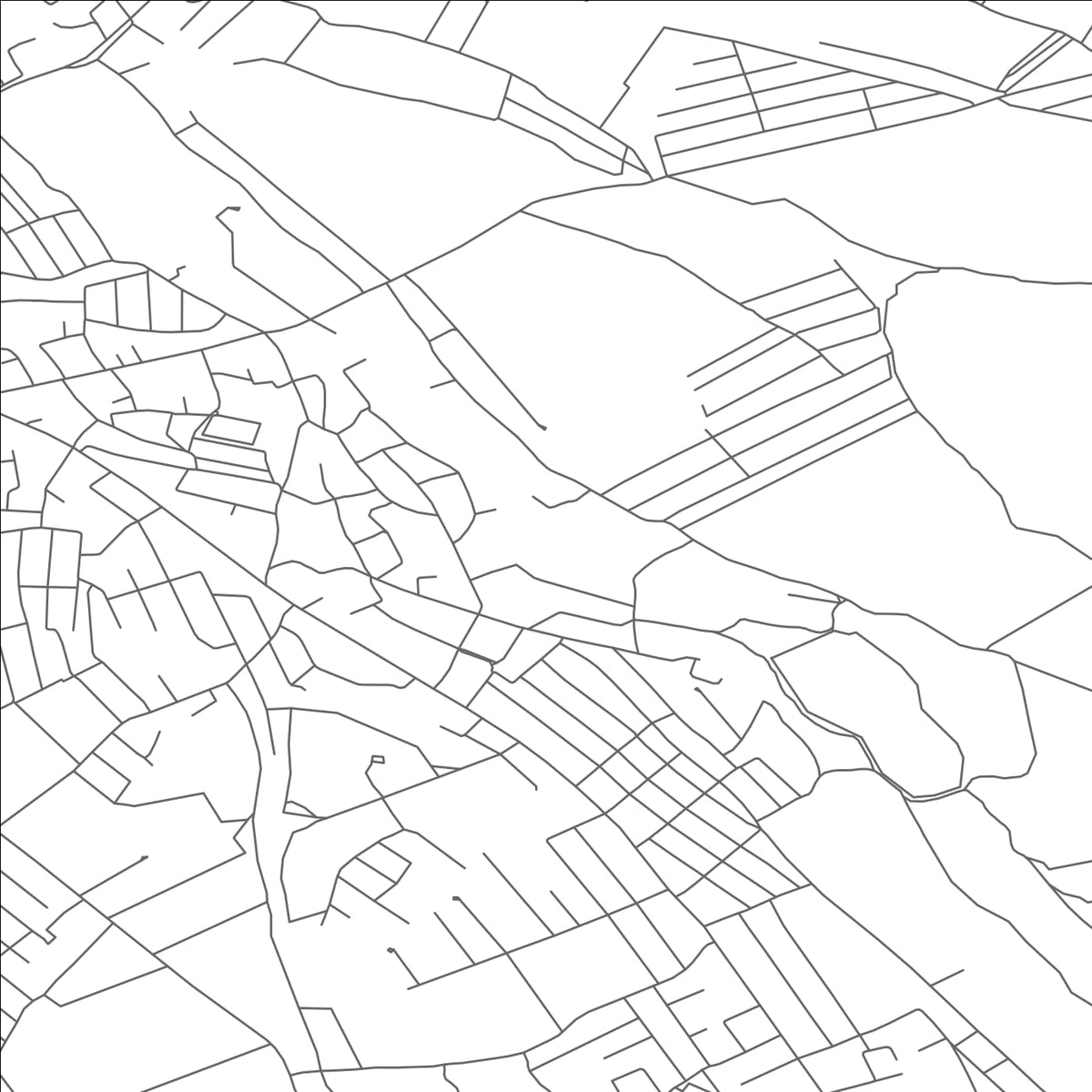 ROAD MAP OF QARABULAQ, KAZAKHSTAN BY MAPBAKES