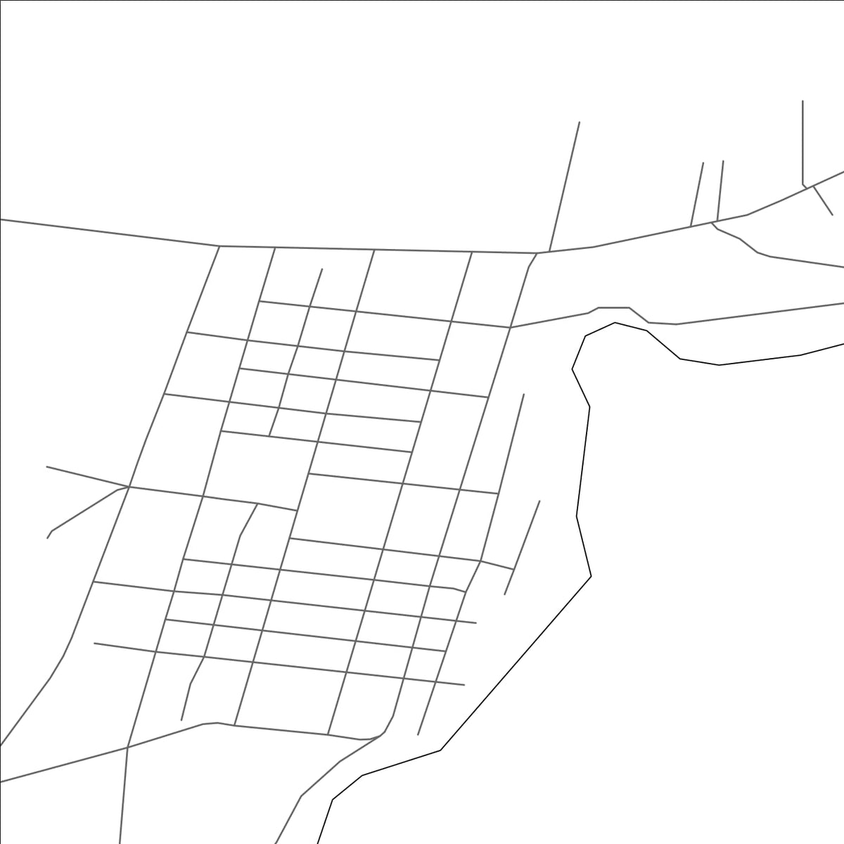 ROAD MAP OF QARASŪ, KAZAKHSTAN BY MAPBAKES