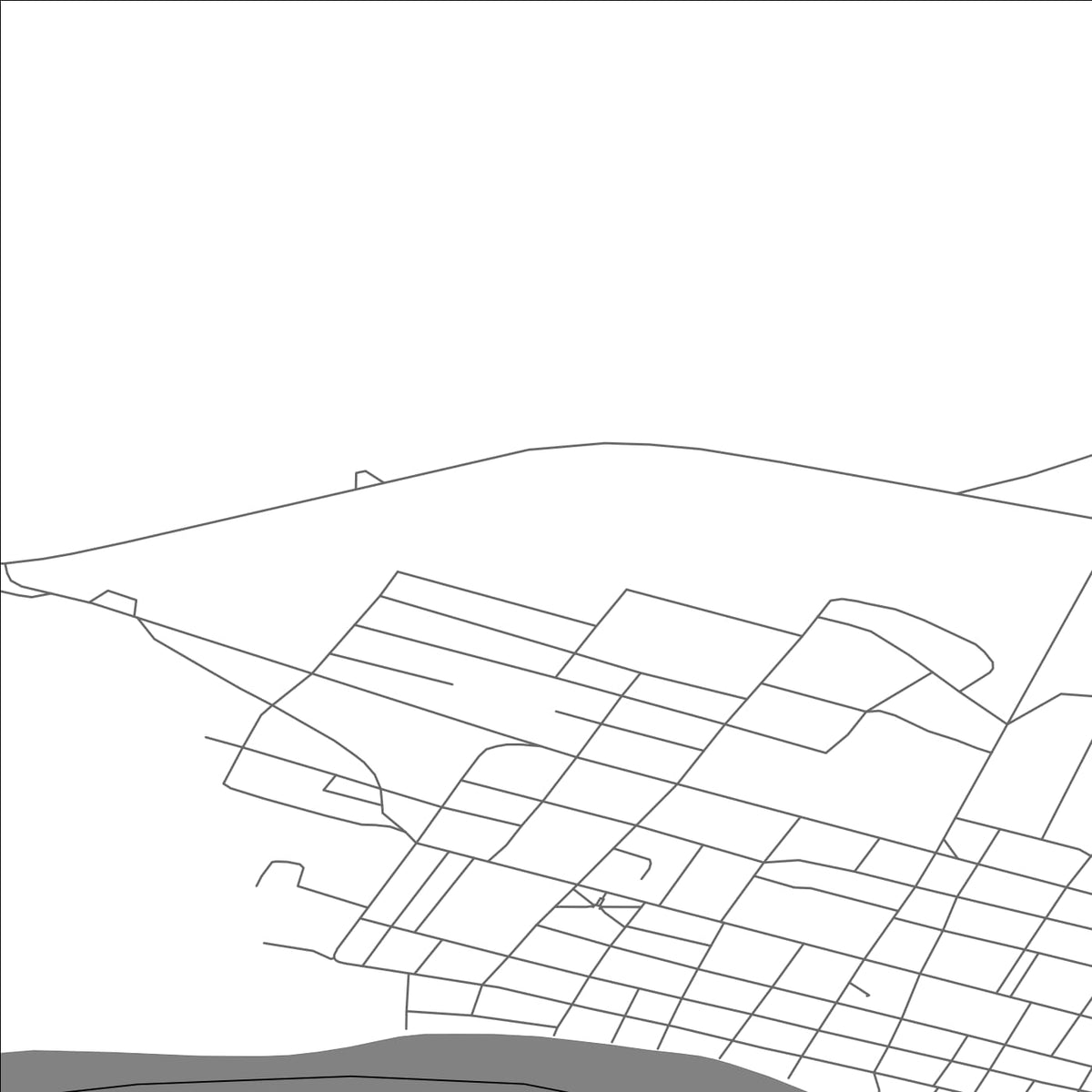 ROAD MAP OF QASHYR, KAZAKHSTAN BY MAPBAKES