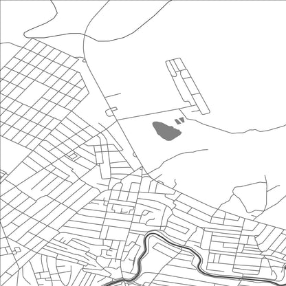 ROAD MAP OF QULSARY, KAZAKHSTAN BY MAPBAKES
