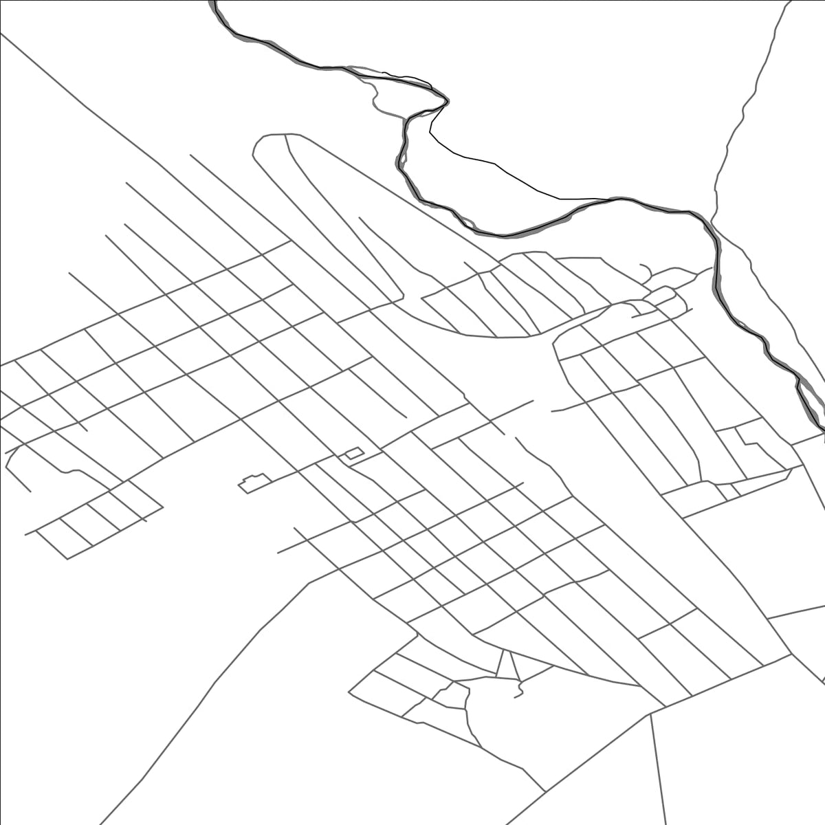 ROAD MAP OF SHAR, KAZAKHSTAN BY MAPBAKES