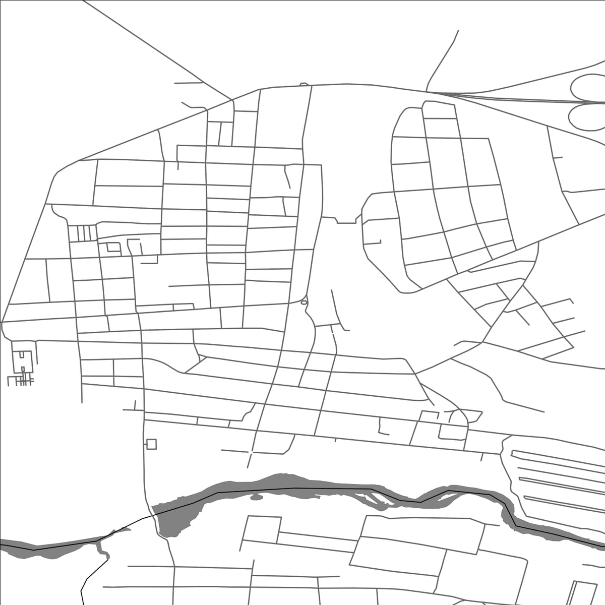 ROAD MAP OF SHORTANDY, KAZAKHSTAN BY MAPBAKES