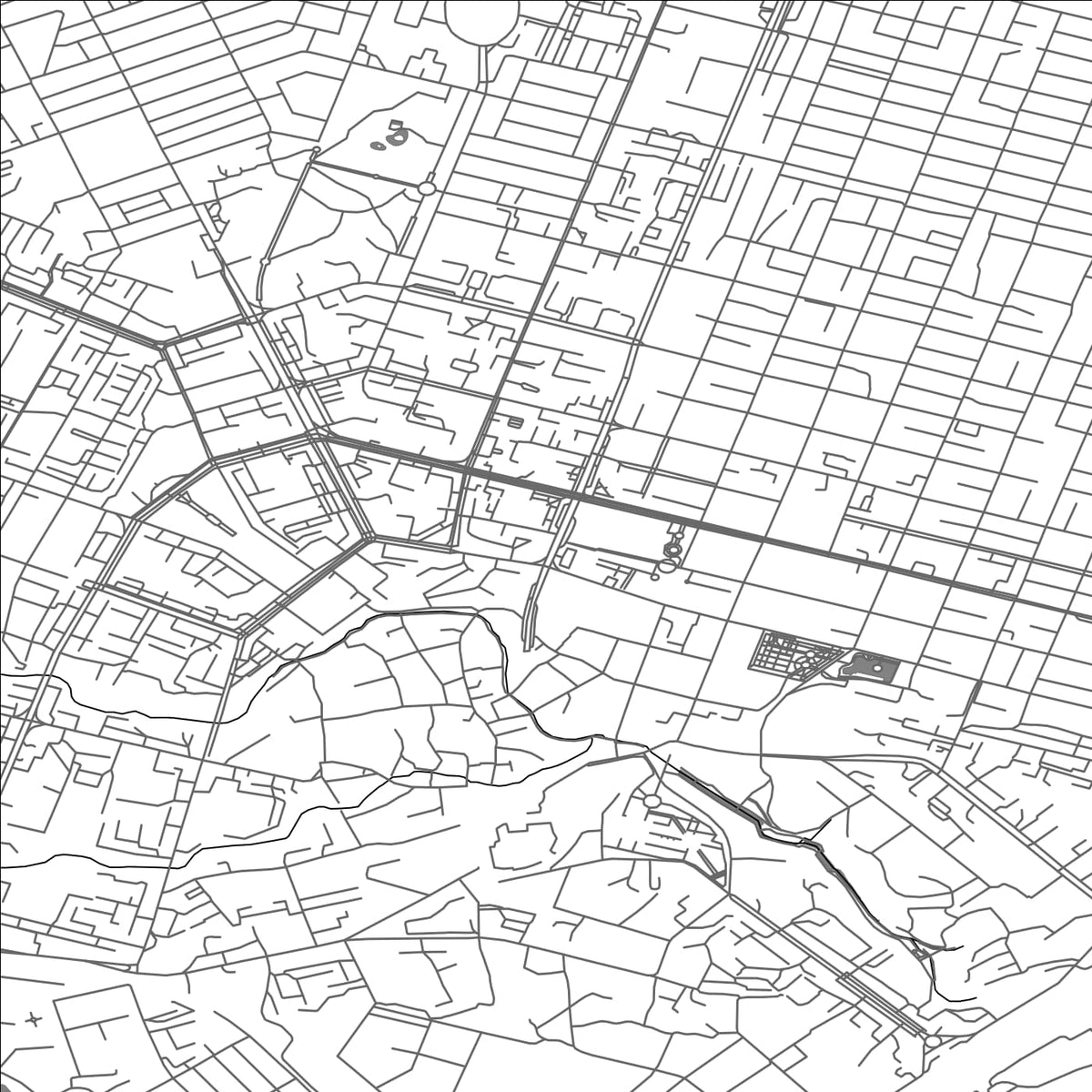 ROAD MAP OF SHYMKENT, KAZAKHSTAN BY MAPBAKES