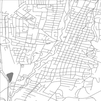 ROAD MAP OF TALGHAR, KAZAKHSTAN BY MAPBAKES