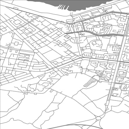 ROAD MAP OF TEMIRTAŪ, KAZAKHSTAN BY MAPBAKES