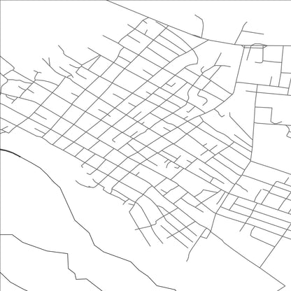 ROAD MAP OF ÜSHARAL, KAZAKHSTAN BY MAPBAKES