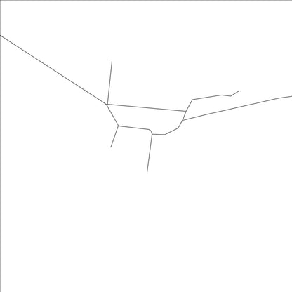 ROAD MAP OF USHTAGHAN, KAZAKHSTAN BY MAPBAKES