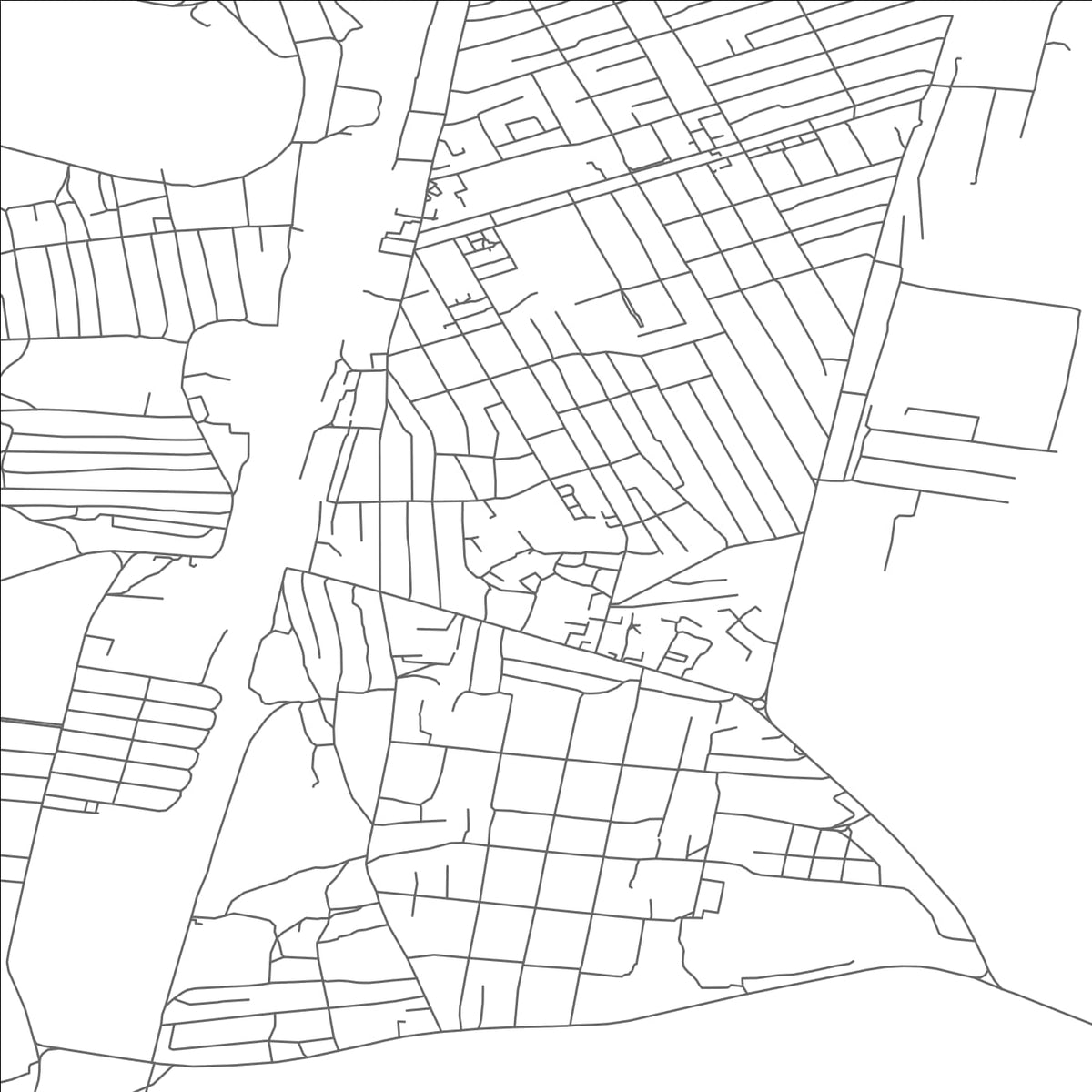 ROAD MAP OF ÜSHTÖBE, KAZAKHSTAN BY MAPBAKES