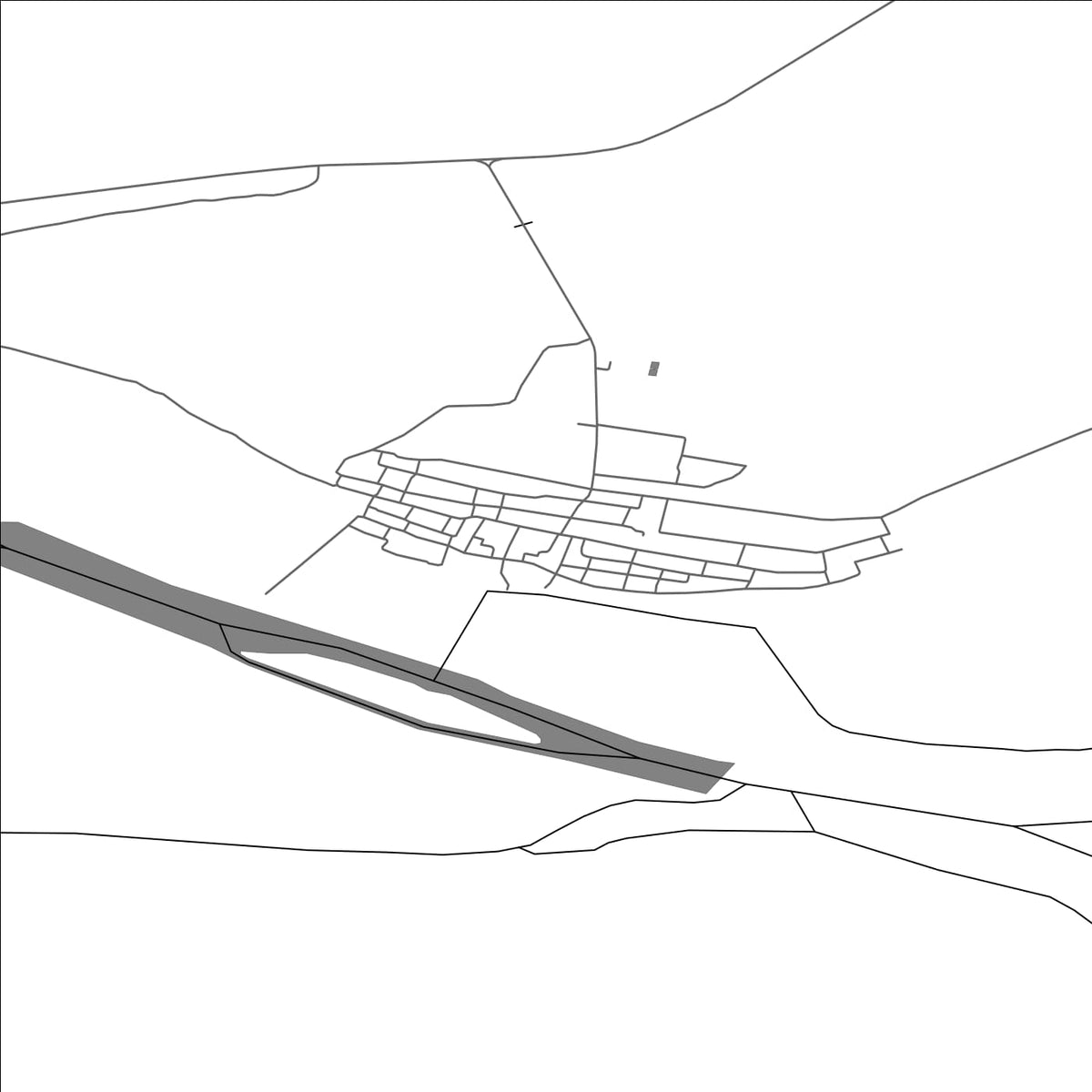 ROAD MAP OF ÜTERI, KAZAKHSTAN BY MAPBAKES