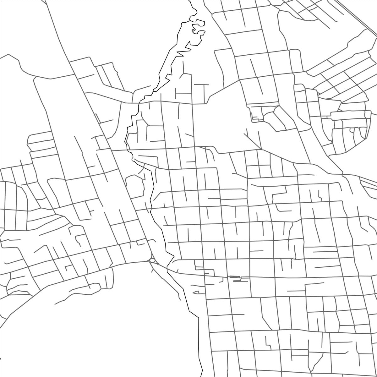 ROAD MAP OF UZYNAGHASH, KAZAKHSTAN BY MAPBAKES