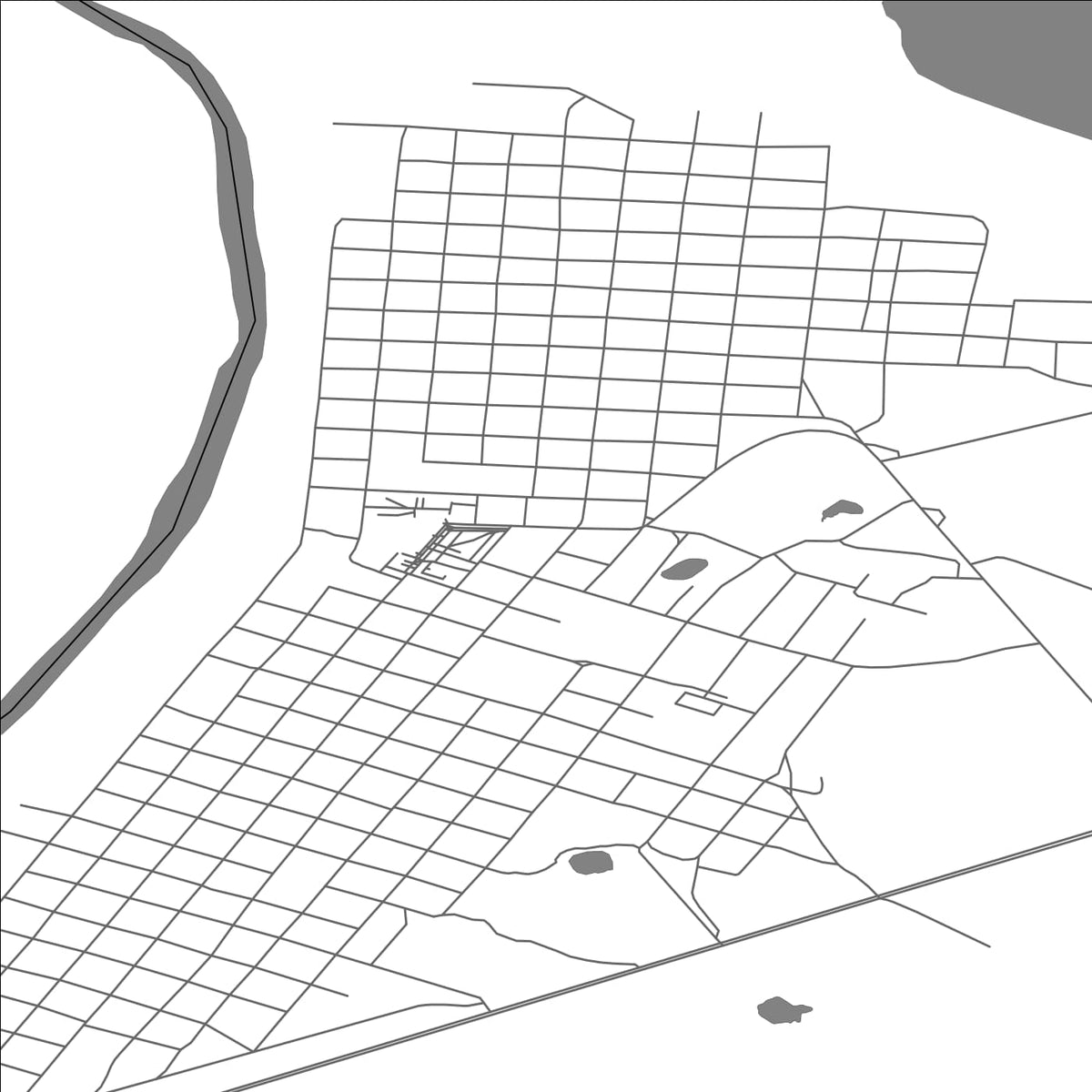 ROAD MAP OF YAVLENKA, KAZAKHSTAN BY MAPBAKES