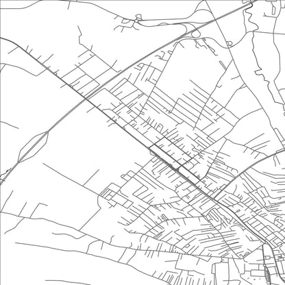 ROAD MAP OF DUSHANOVË, KOSOVO BY MAPBAKES