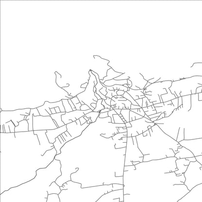 ROAD MAP OF ISTOG, KOSOVO BY MAPBAKES