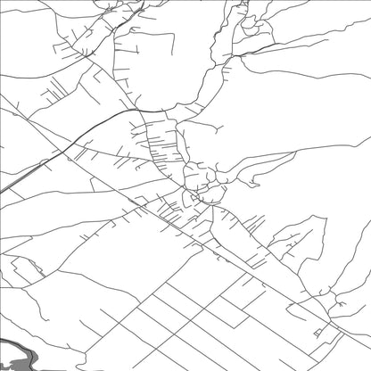 ROAD MAP OF KRUSHË E MADHE, KOSOVO BY MAPBAKES